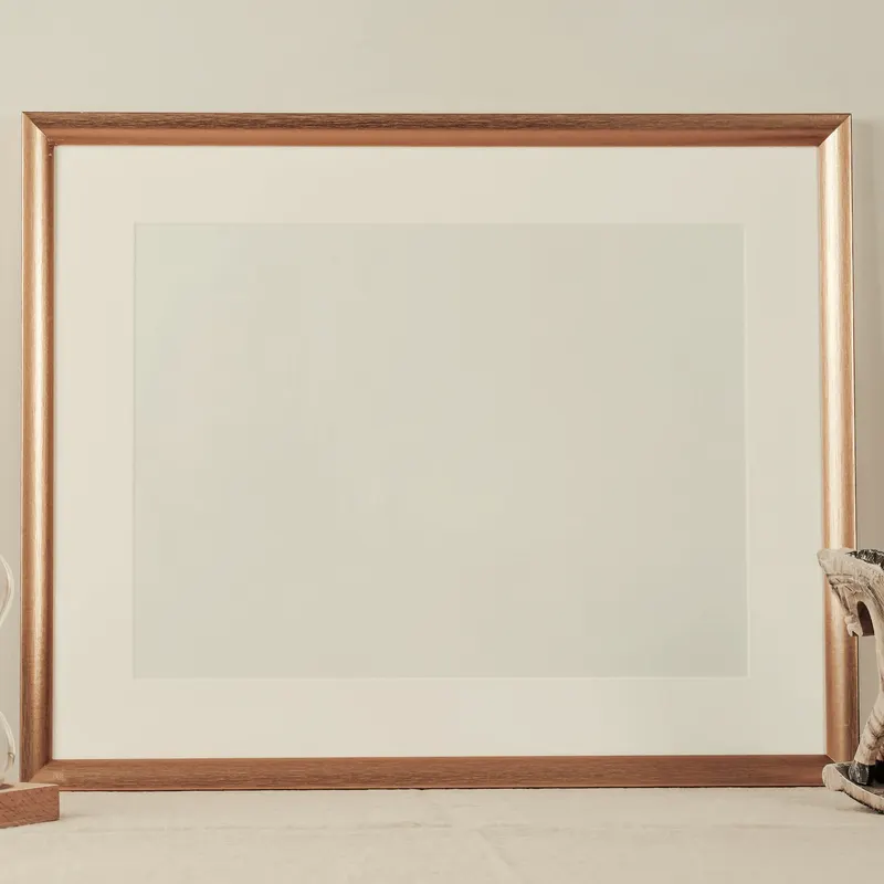 framed calligraphy panel on a plain ground