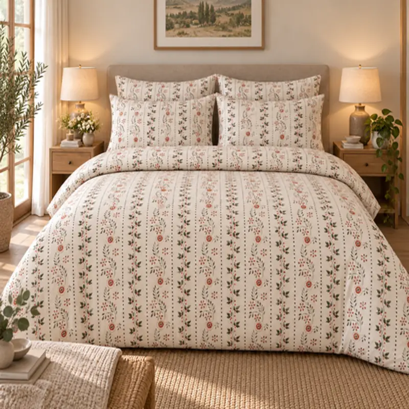 folded pintuck duvet cover