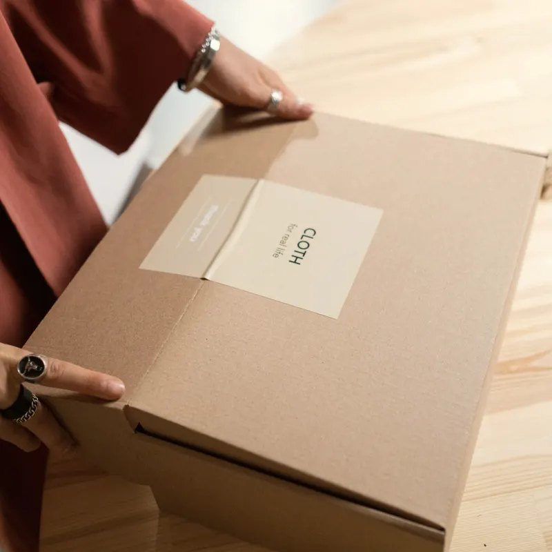 a seam going through the machine, close in on the needle